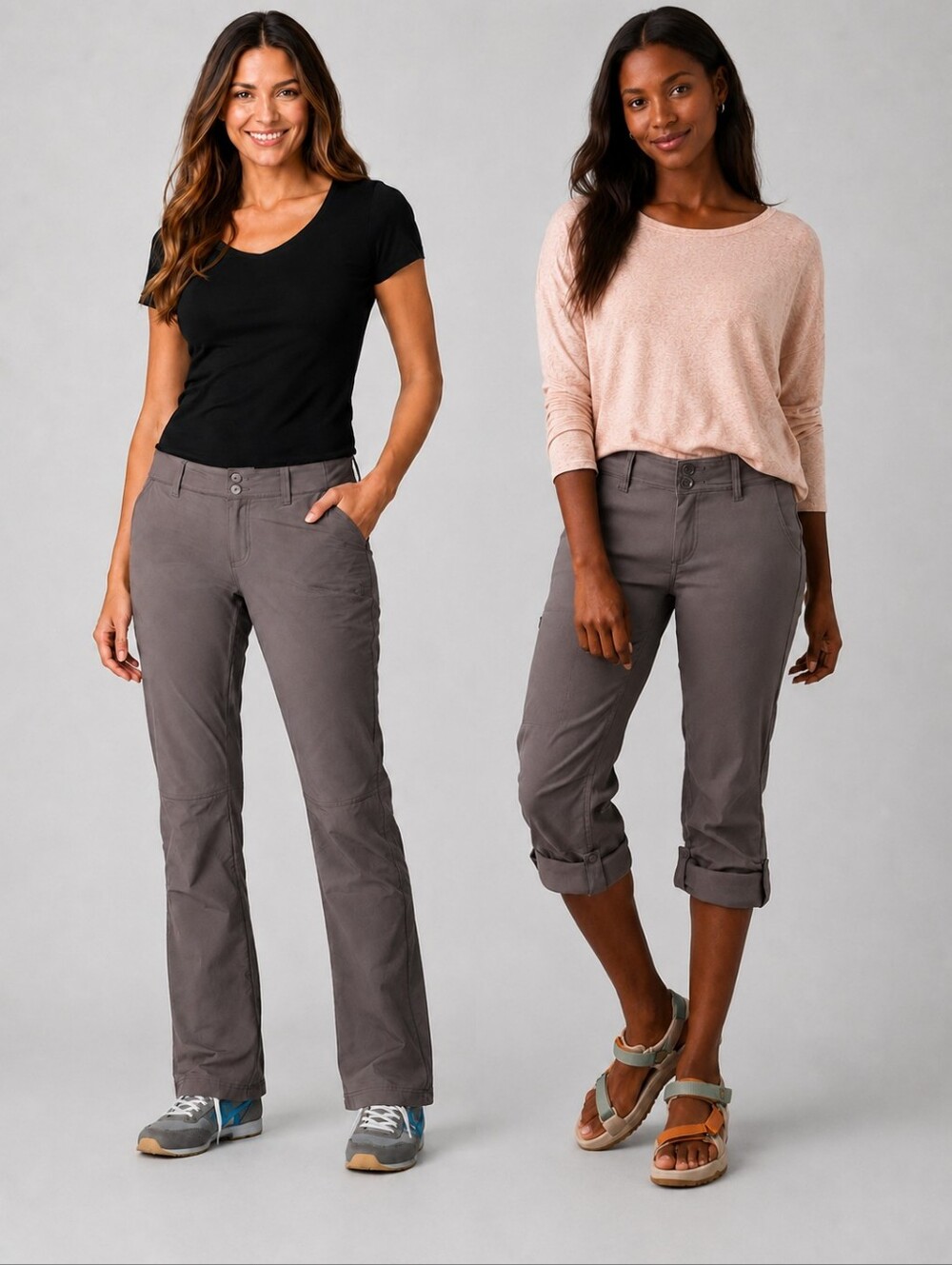 ❤️ PRANA HALLE 2-IN-1 BOOTCUT / CAPRI PANTS - ADJUSTABLE LENGTH, 10 (30)